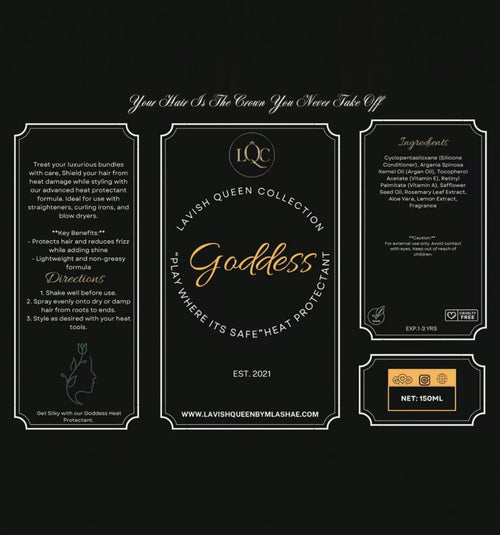 "Play Where It's Safe "Goddess Heat Protectant